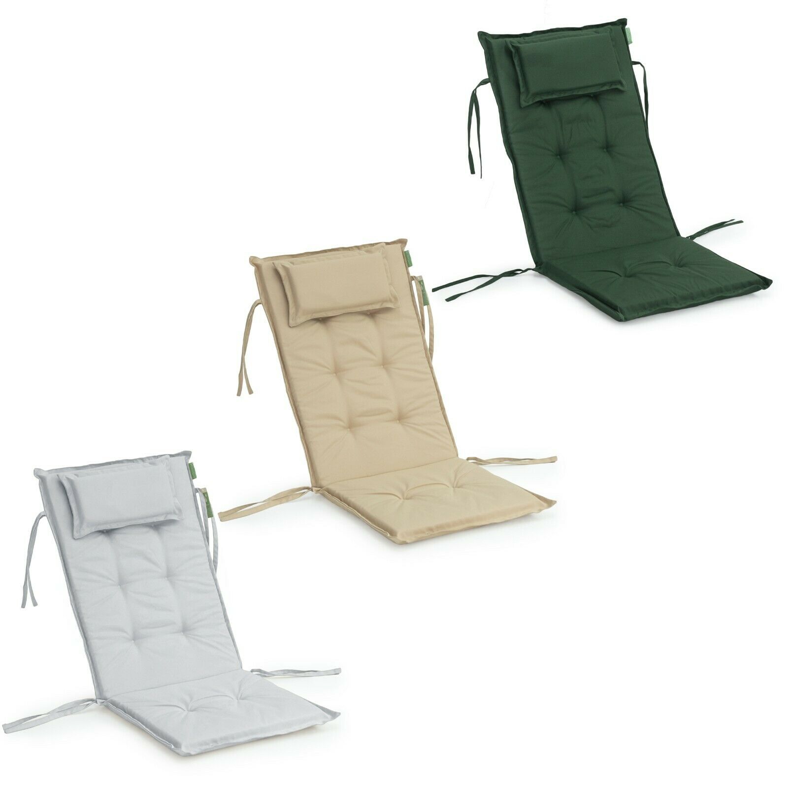 Outdoor High Back Luxury Chair Cushion Deck Patio Water Resistant Garden Pads Ebay